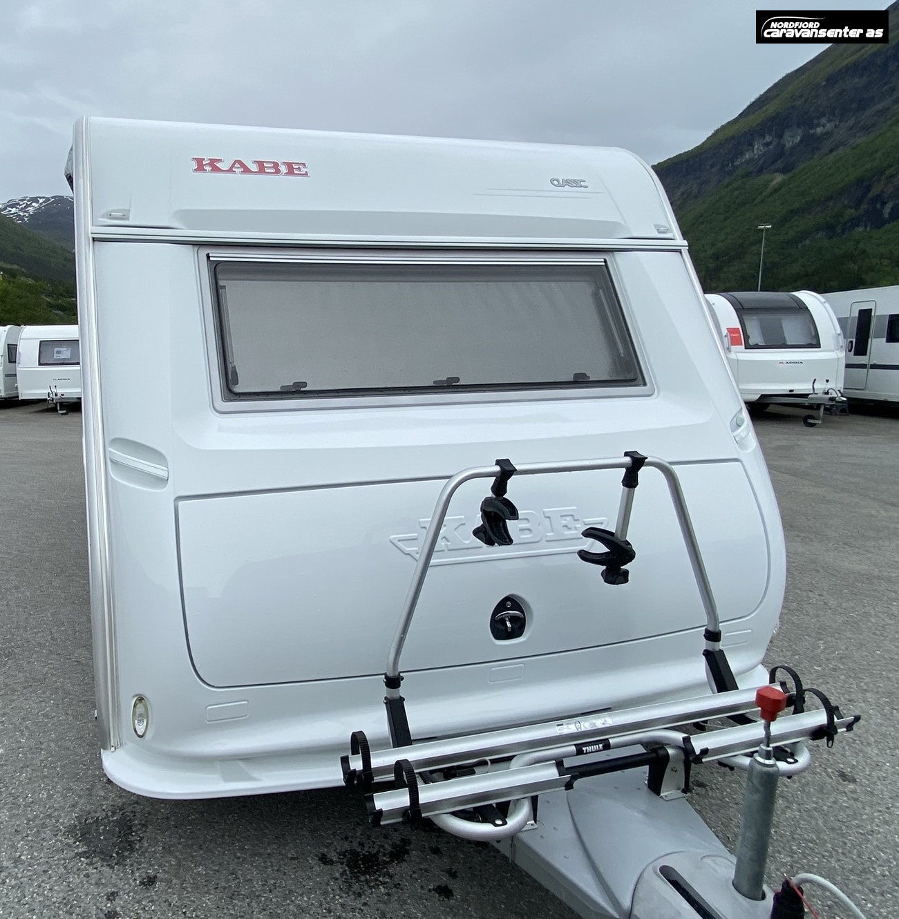 KABE CLASSIC 470 XL KS, med Posemarkise, mover og sykkelstativ - KABE
