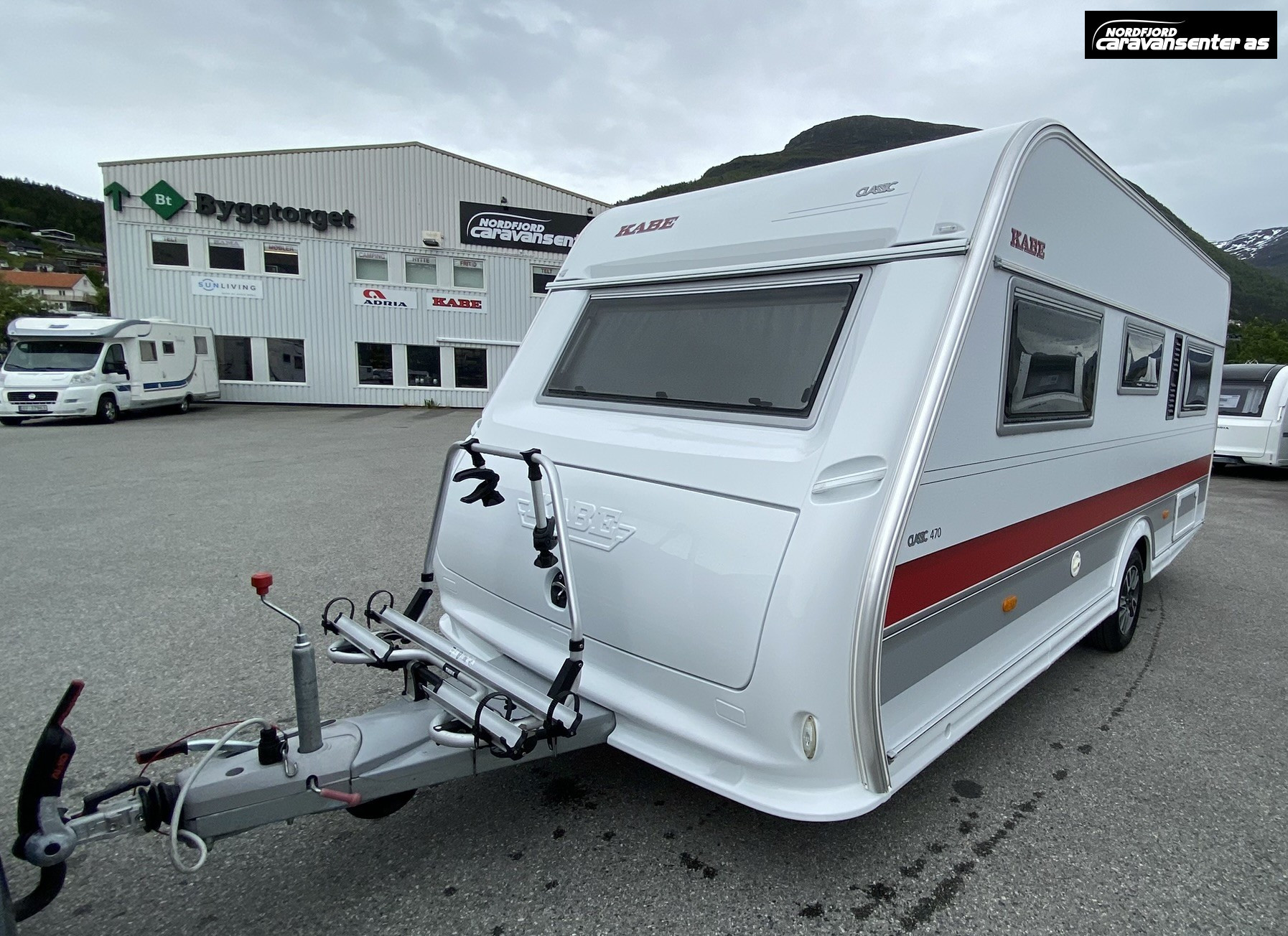 KABE CLASSIC 470 XL KS, med Posemarkise, mover og sykkelstativ - KABE