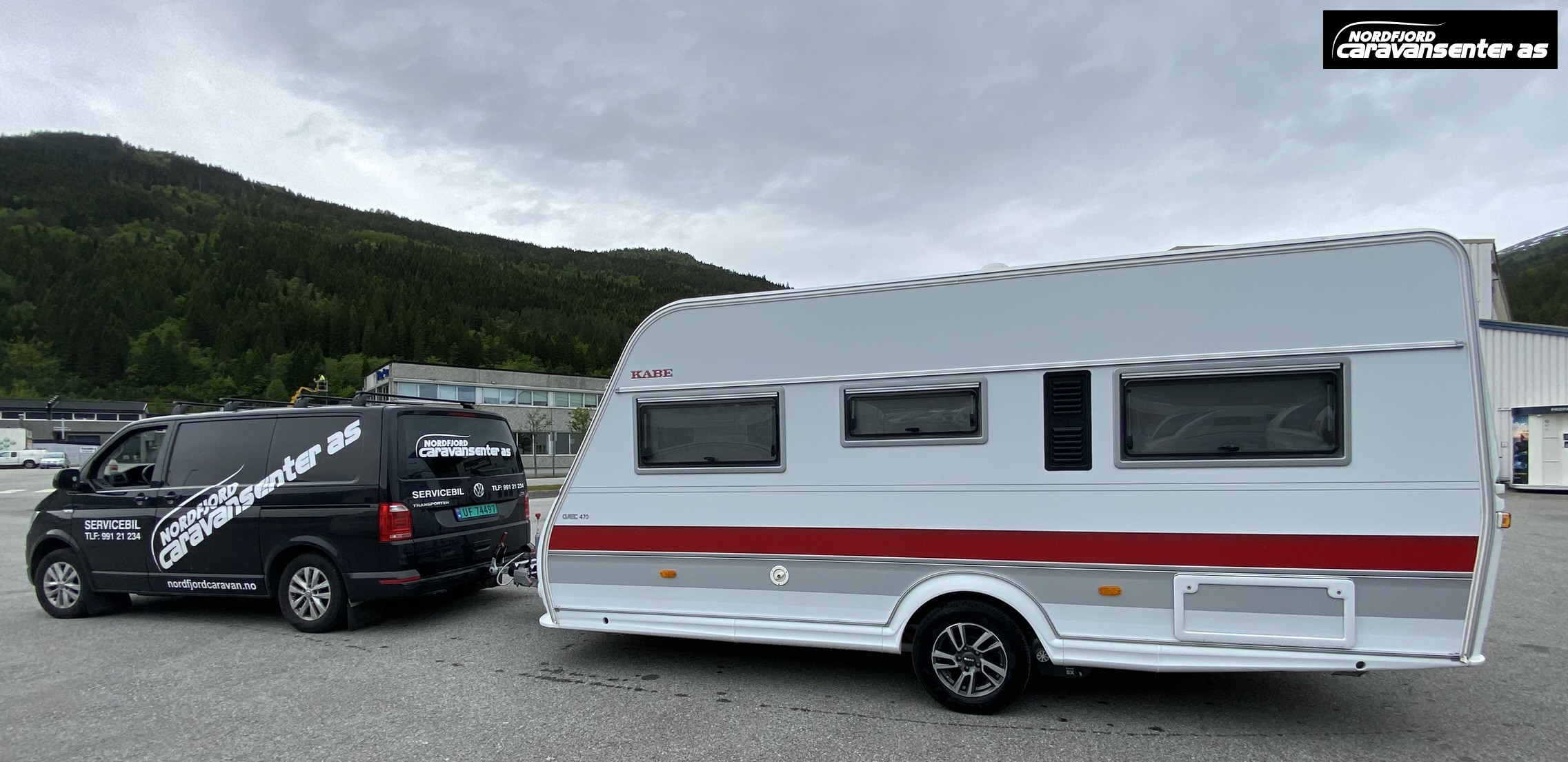 KABE CLASSIC 470 XL KS, med Posemarkise, mover og sykkelstativ - KABE