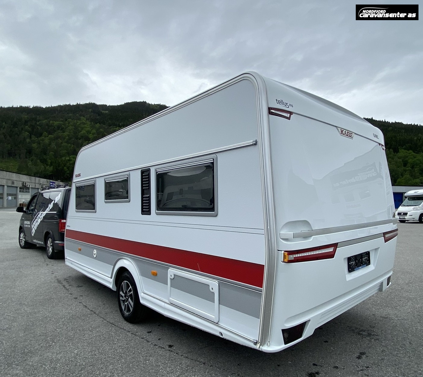 KABE CLASSIC 470 XL KS, med Posemarkise, mover og sykkelstativ - KABE